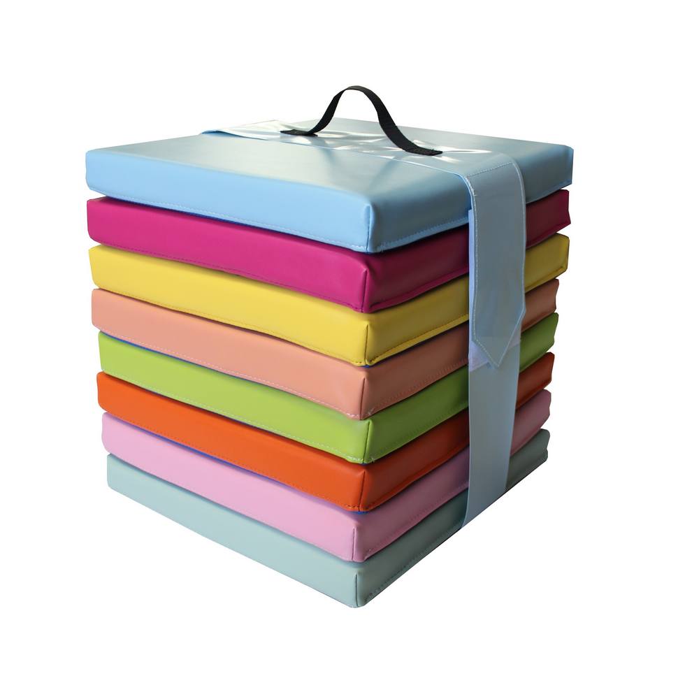 LOT 8 COUSSINS MOUSSE COLORIS PASTEL ENFANT TOUT ÂGE