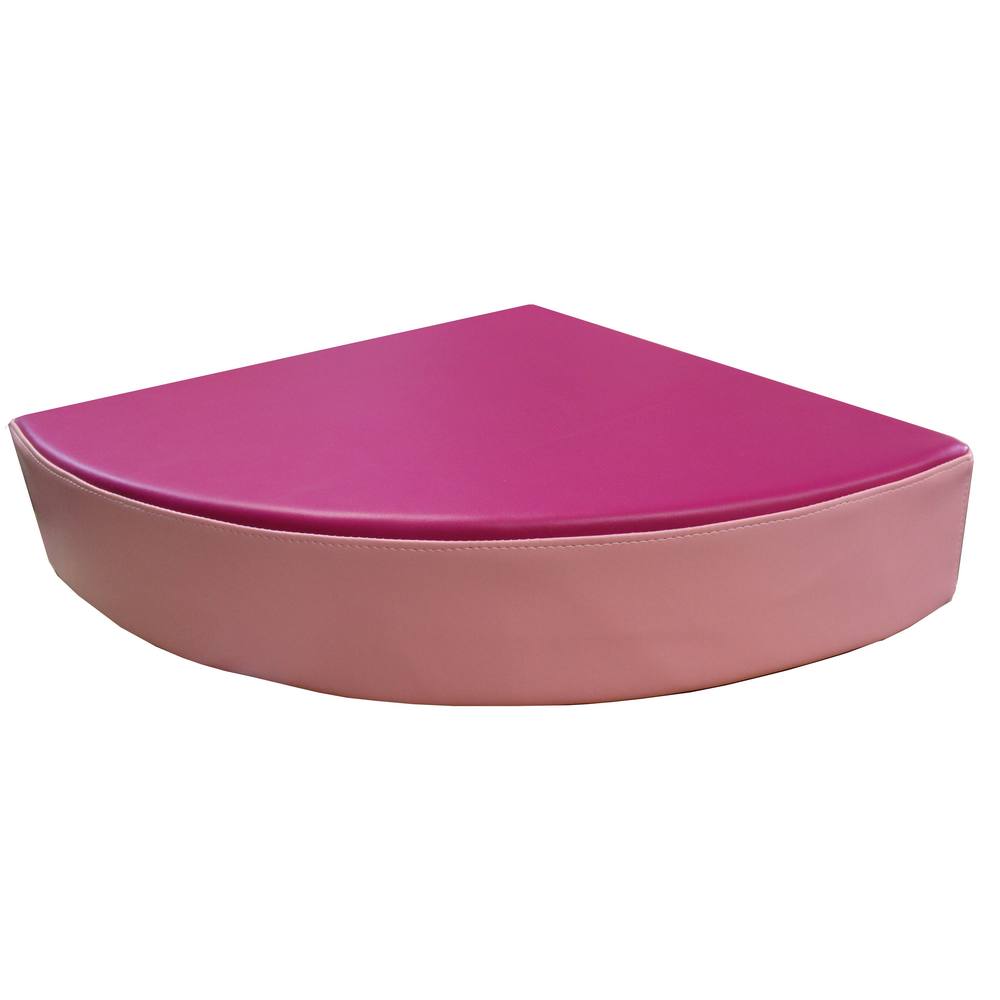 POUF MOUSSE QUART DE ROND TOUT PETIT 18 MOIS - 4 ANS