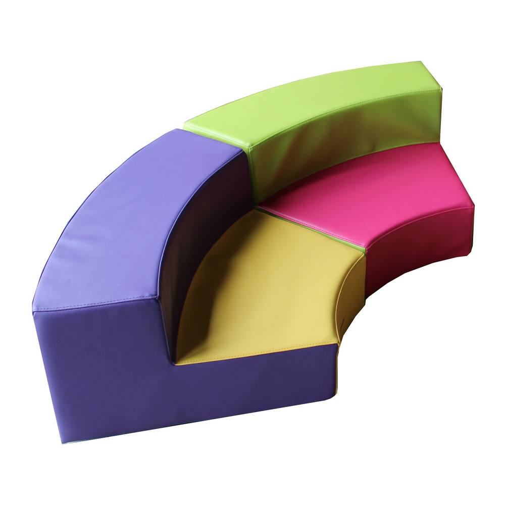 LOT DE 2 POUFS MOUSSE MODULO ENFANT TOUT ÂGE