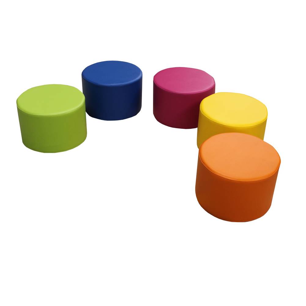 POUF ROND MOUSSE BÉBÉS 12-24 MOIS